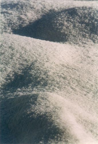 Hügellandschaft, Schnee