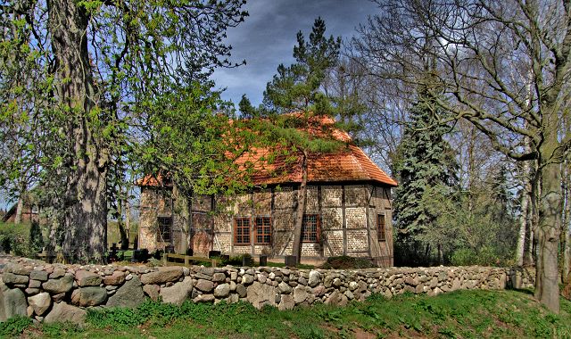 Kirche in Langen Trechow in Mecklenburg
