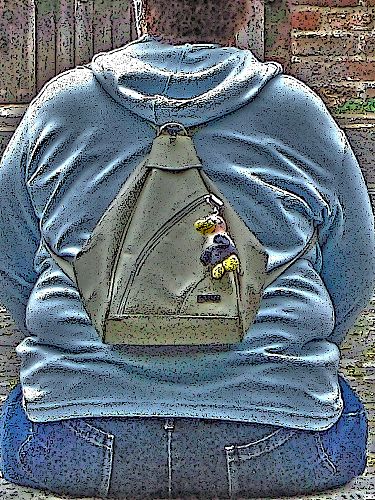 Dicke Frau von hinten