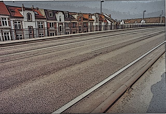 Wismar in Mecklenburg-Vorpommern - Wismarer Bleicherweg - Hochstraße