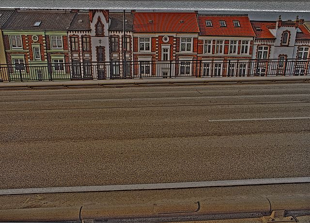 Wismar in Mecklenburg-Vorpommern - Wismarer Bleicherweg - Hochstraße