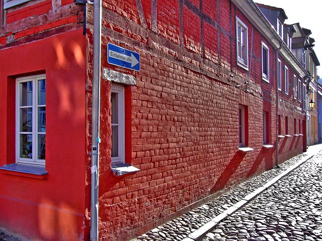 Wollenweberstraße in Wismar - Mecklenburg-Vorpommern