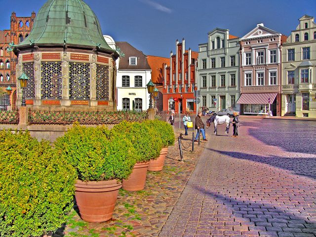 Wasserkunst in Wismar - Wismar in Mecklenburg-Vorpommern