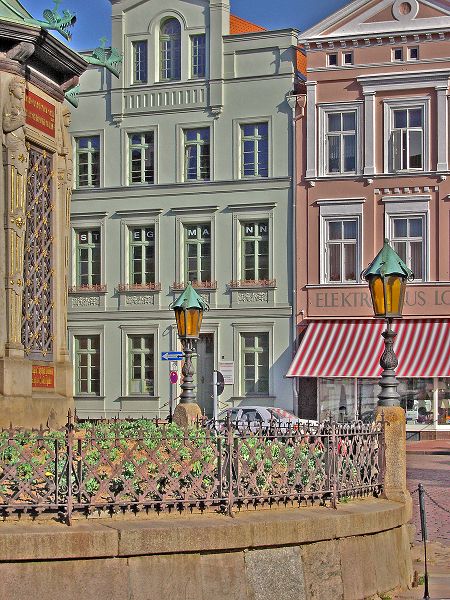 Wasserkunst in Wismar - Wismar in Mecklenburg-Vorpommern