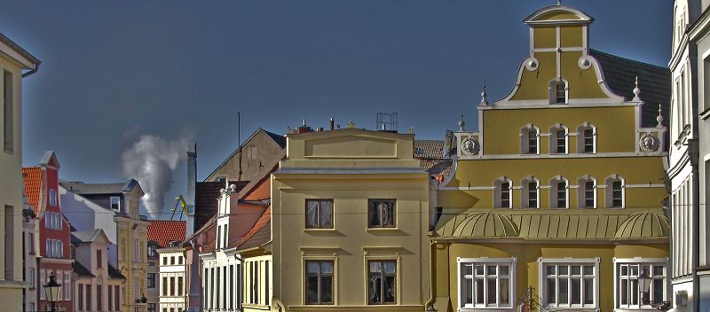 Skyline von Wismar - Wismar in Mecklenburg-Vorpommern