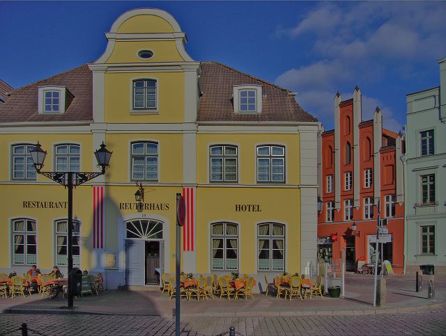 Hotel und Restaurant Reuterhaus - Markplatz in Wismar - Wismar in Mecklenburg-Vorpommern