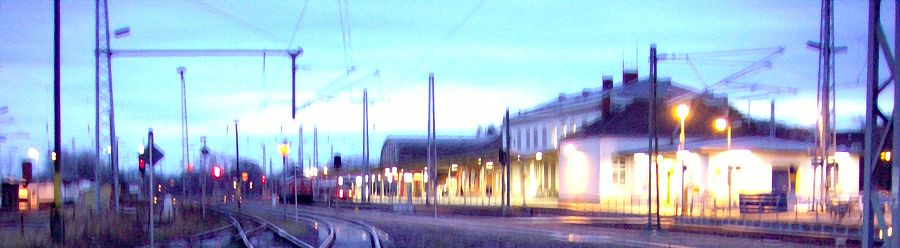 Wismarer Bahnhof in Mecklenburg Vorpommern