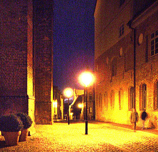 Bliedenstraße in Wismar - Wismar in Mecklenburg-Vorpommern