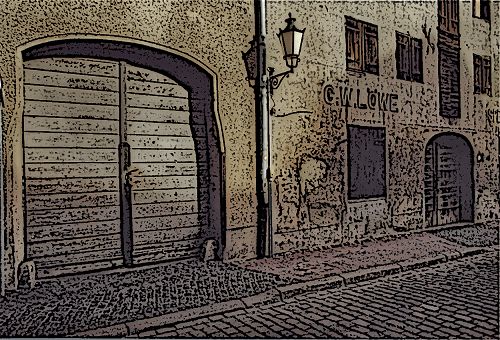 Löwe in Wismar - Wismar in Mecklenburg-Vorpommern