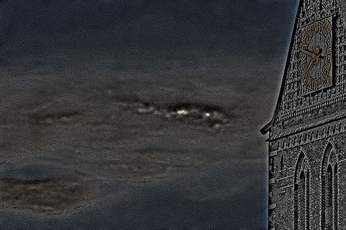 Kirchturm - Sankt Marienkirche - Wismar in Mecklenburg-Vorpommern
