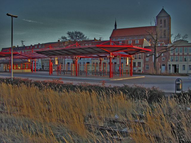 Wasserstraße Busbahnhof - Wismar in Mecklenburg-Vorpommern