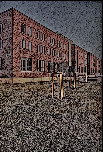 Neue Architektur am Wismarer Hafen - Wismar in Mecklenburg-Vorpommern - Alter Hafen