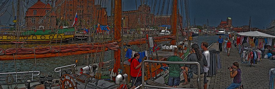 Schwedenfest im Wismarer Hafen