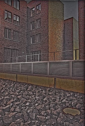 Neue Architektur am Wismarer Hafen - Wismar in Mecklenburg-Vorpommern - Alter Hafen