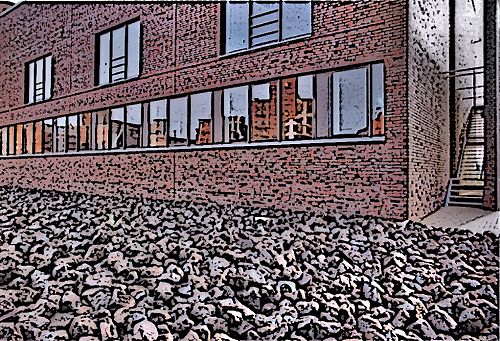 Neue Architektur am Wismarer Hafen - Wismar in Mecklenburg-Vorpommern - Alter Hafen